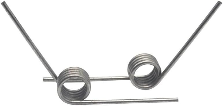 10pcs V-shaped Torsion Spring, 2mm Wire Diameter Steel Small Springs Compression(Stainless steel)
