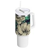 【Bleiben Sie kalt/heiß】 Der Reisebecher mit großer Kapazität nimmt doppelwandiges Vakuumdesign an, hält Ihre Getränke 8 Stunden warm und 4 Stunden kalt. Perfekt für heißen oder Eiskaffee, Tee, kaltes Wasser, Saft, Wein, Bier, Milchshake oder Smoothie.