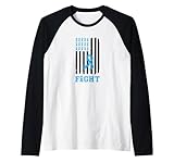 Photo Gallery bandiera di lotta per la consapevolezza del cancro alla prostata maglia con maniche raglan Photo Gallery bandiera di lotta per la consapevolezza del cancro alla prostata maglia con maniche raglan