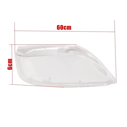 Coque transparente de remplacement de lentille de phare pour Mazda 6