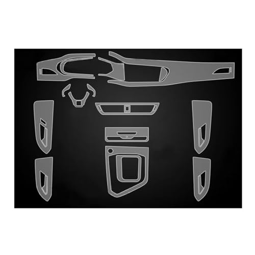 Protection intérieure de voiture VW Tharu film TPU transparent haut de gamme
