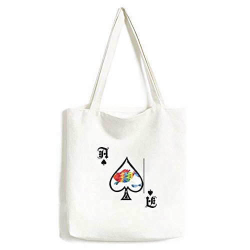 Sac à main poisson coloré Poker Spade lavable grand format loisirs créatifs