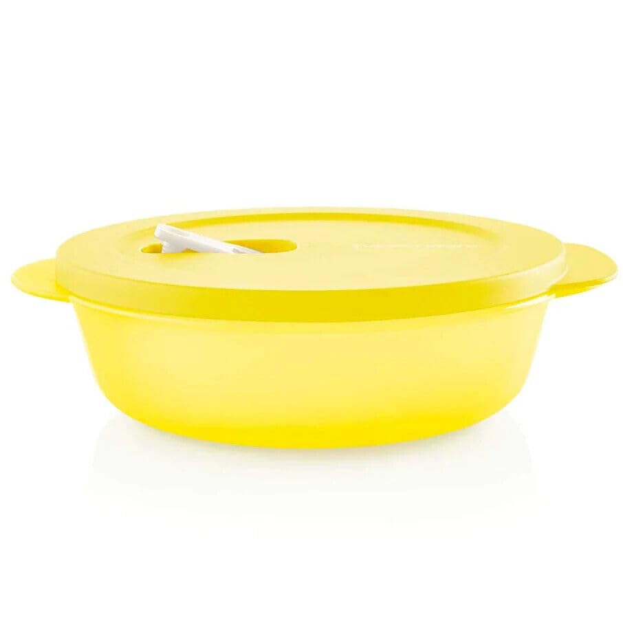 Tupperware CrystalWave Plus Set 4 Contenitori Rotondi Con Coperchi – Multicolore, Lavabili In Lavastoviglie, Senza BPA, Tecnologia Antimacchia