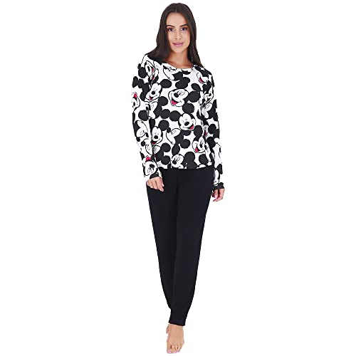 KIT 3 PIJAMAS DE INVERNO MANGA LONGA BICOLOR FEMININO MAIS BONITA (XG, Garfield Rosa/Minnie/Pug Rosa