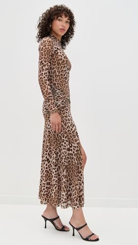 Bardot Women's Lea Printed Mesh Midi Dress4