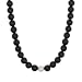 Produktbild BERGERLIN Onyx Halskette echt - Perlenkette mit 925 Sterling Silberperle - Echte Onyx Kette in Größe XS-S