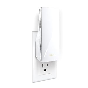 ASUS RP-BE58 BE3600 Dual Band WiFi 7 (802.11be) Range Extender, AiMesh Extender for Seamless mesh WiFi; Works with Any WiFi Router