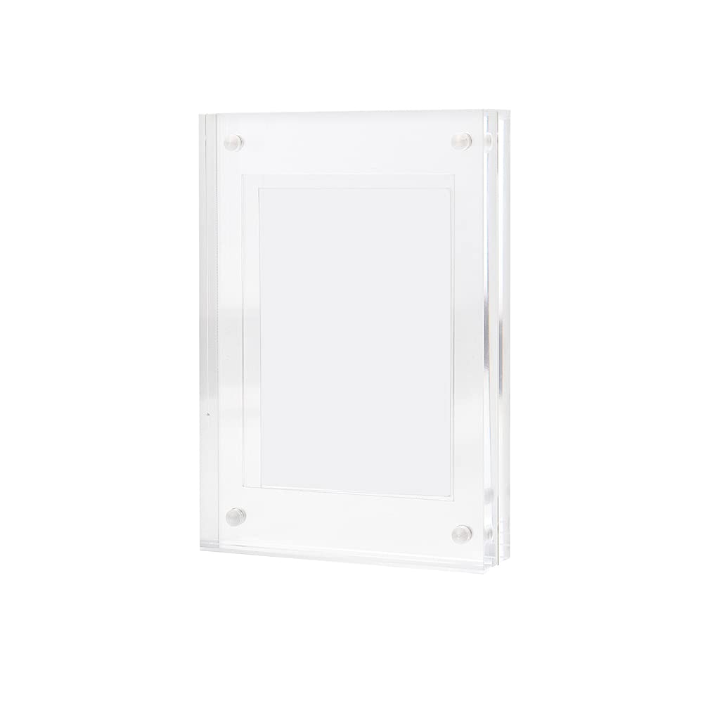 Eachbid Acrylrahmen für TCG PTCG YGO MTG Karten magnetisch transparent 35PT Display für Sammelkarten (eins