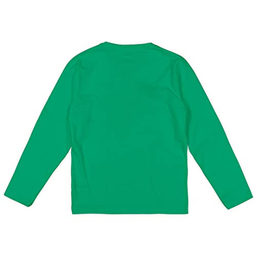 Camiseta em meia malha, Marisol Play, Meninos, Verde esmeralda, 6