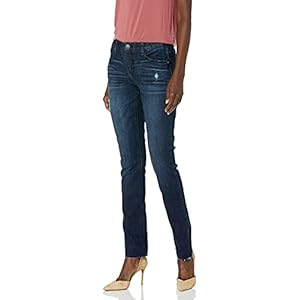Democracy Women's Ab Solution Girlfriend Jean, Indigo, 10