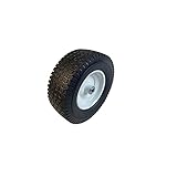 Heavy Load Flat Free Extra Wide Wagon and Wheelbarrow Tire and Wheel (11-3/4
