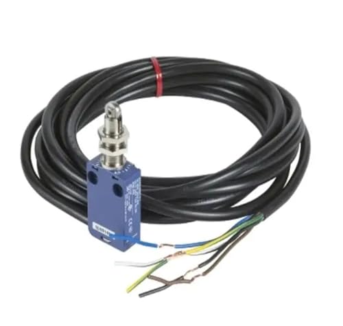 Interrupteur XCMD25F2L1 à rupture lente et piston à rouleau acier pour commande M12