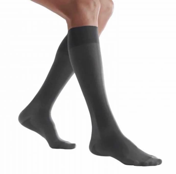 Chaussettes de compression Venoflex Secret Opaque Cl2 T3L Marine pour voyager