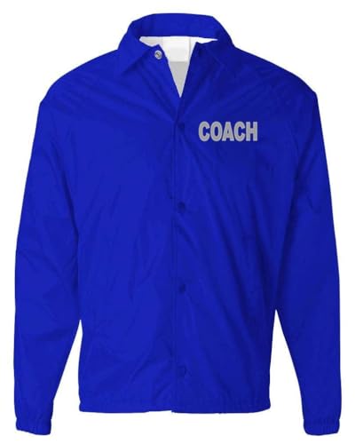 Head Coach and Assistant Coaches Jacket Men’s and Women’s Classic Nylon Windbreaker Stylish Popular Outerwear4