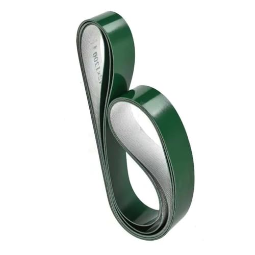 PVC Green Transmission Conveyor Belt for Industrial Production Lines - 1mm Thick, 600-1050mm Perimeter, 15-35mm Width(1000mm Width 15mm)