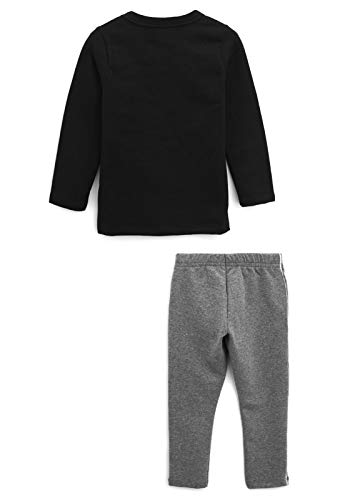 Conjunto Blusão e Calça Legging, Brandili, Meninas, Preto, 6