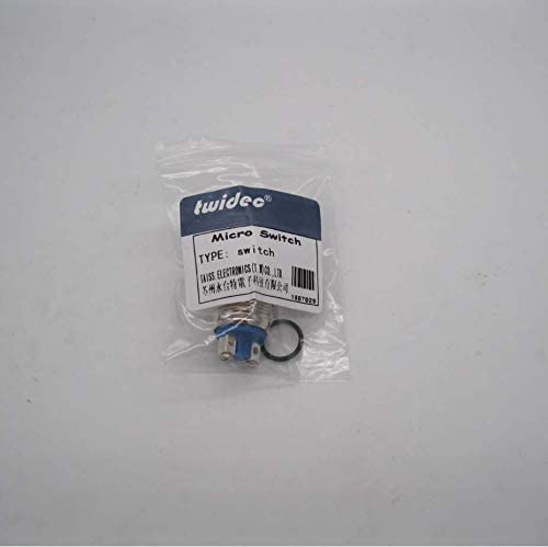 Twidec/19Mm Waterproof Stainless Steel Metal Shell Momentary Raised Top Push Button Switch 3A/12~250V Spst 1No Start Button For Car Modification Switch（Quality Assurance For 1 Years） M-19-T-G #TOP6