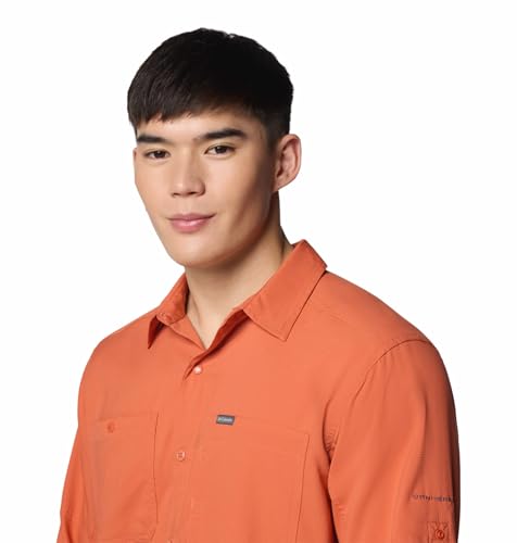 Image of Columbia Men Omni-Shade Silver Ridge Utility Lite Hiking and Trekking Long Sleeve Shirt