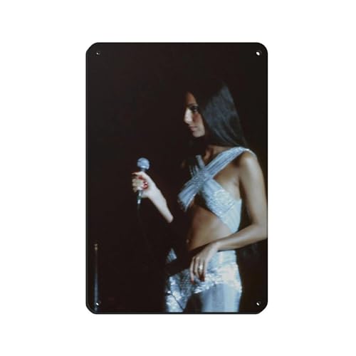 Xue'er Rock Music Retro Poster Metal Tin Sign Chic Art Retro Iron Painting Bar People Cave Cafe Family Garage Poster Wall Decoration 8x12inch(20x30cm)