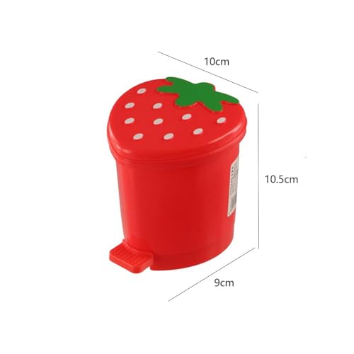 Mini caneca de basura fresa para escritorio miniatura 2
