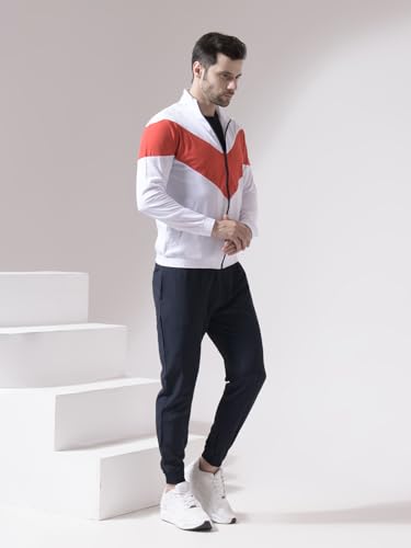 Image of OFF LIMITS Men's NSL CHEV Full Zipper Running Sports Tracksuits