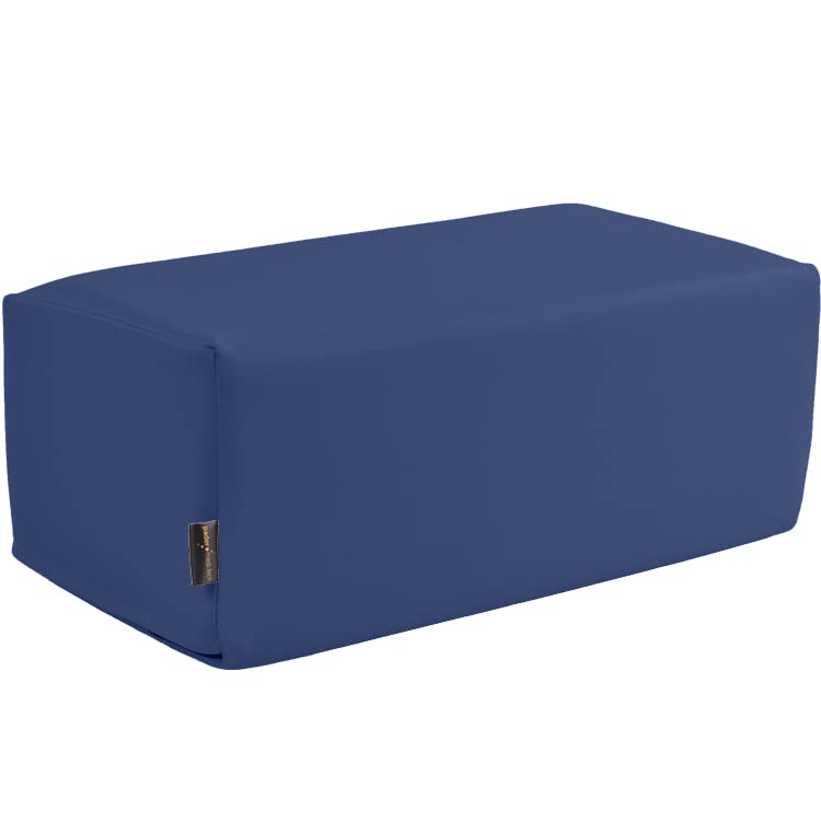 Orthopädisches Entlastungskissen, Positurkissen 50x25x20cm I Bandscheibenkissen, Stufenkissen, Lagerungskissen für Beine mit festem Schaumkern (21 Royal)