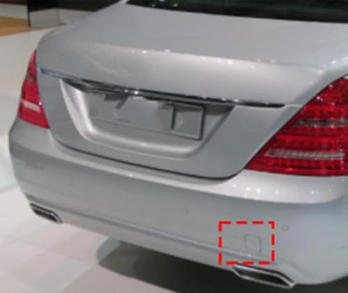 Cache-crochet de remorquage argenté Benz Classe S W221 finition luxe