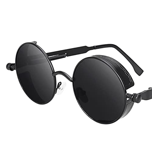 shamjina Óculos de terre Steampunk Circle Da Moda Retrô Gótico para Homens E Mulheres com Armação de