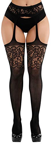 PERAMBRY Women s Fishnet Tights High Waist Fishnet Tights Black Fishnet Stockings Mesh Fishnet (BLAKC-1103)