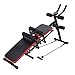 Juebueix All-in-One Ab Workout Bench, Ab Machine for Home Gym, Ab Workout Bench for Home Gym, Multi-Functional Adjustable Ab Crunch Machine, Ab Exercise Equipment for Abs Core Exercise Equipment (8 IN1 Training Bench)