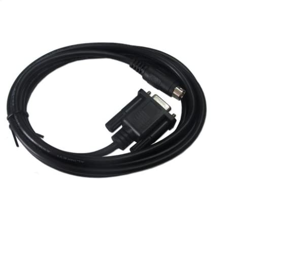 TK6070-FX Touch Screen 6071FX9 Hole to 8 Pin PLC Data Cable Communication Download Cable (3M)