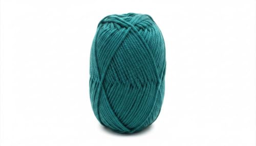Image of Vardhman Magnus Knitting Yarn 100% Acrylic Bulky 4Ply Yarn (Pack of 1 Ball - 100g) - Knitting & Crochet Yarn for Winter Sweaters, Scarves, Blankets | Hypoallergenic, Hand Wash - Teal Green