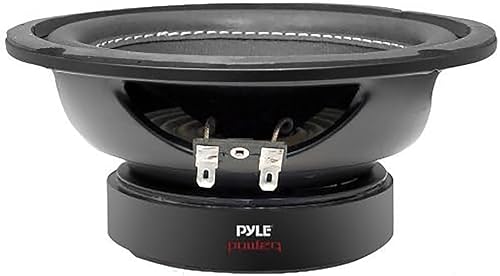 Pyle Altavoz de Audio subwoofer para Coche, 800V, Cono de Papel no prensado de 8”, Cesta de plastico Negro, Bovina movil Doble, Impedancia de 4ohm, Estereo