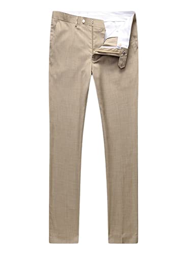 Men's Suit Pants Regular Fit Formal Business Casual Daily Prom Tuxedos Trousers