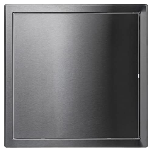 30 x 30 cm, acero inoxidable, puerta de mantenimiento de metal, 300 x 300 mm Cover