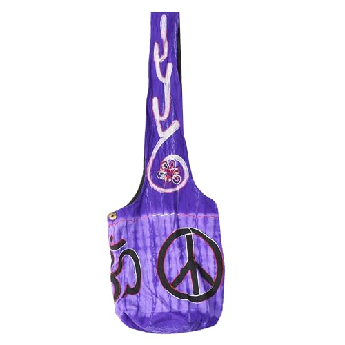 Image of Mandala Crafts Hippie Bag, Large Boho Hobo Purse for Women, Crossbody Shoulder Sling Bags for Indie Style Bohemian Accessory