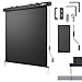 Produktbild ONBEST Senkrechtmarkise außen & innen - ausziehbar in 2 Größen  250 x 160 cm / 250 x 180 cm  Sichtschutz für Balkon & Terrasse  Handkurbel  Sonnenschutz, Windschutz (Anthrazit, 160 x 250cm)