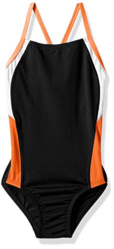 Speedo Girl's Swimsuit One Piece Endurance+ Cross Back Solid Youth Team Colors - Manufacturer Discontinued