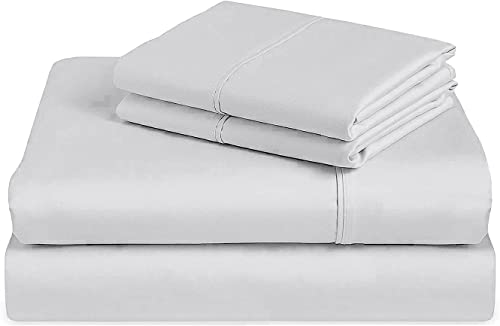 Shreem Linen 100% Egyptian Cotton Sheets for Queen Size Bed,