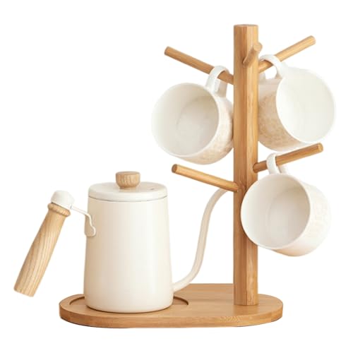 Helweet Porte Tasses, Arbre à Tasse, Porte Tasse à Café, Support de Tasse a Café, Support à Bretzel, Économisez Efficacement de L'espace Sur le Comptoir,...