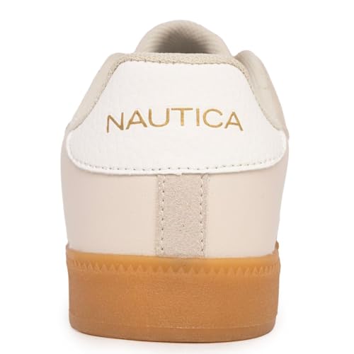 Image of Nautica Womens Fashion Sneaker Classic Casual Shoe with Soft Cushion Comfort and Durable Gum Bottom Outsole - Keota