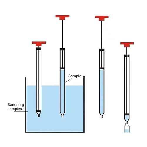 Sonde d'échantillonnage de Liquide en Acier Inoxydable avec échelle de Mesure pour Un échantillonnage précis des liquides en Laboratoire et en Recherche Scientifique