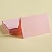 50 Pack Blank Cards Folded Cardstock Thank You Blank Greeting Cards for Invitations, Wedding, Greeting Cards, All Occasion DIY (Pink, 3x5)