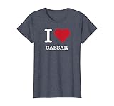 Photo Gallery i heart caesar, i love caesar maglietta, donna, pervinca, l Photo Gallery i heart caesar, i love caesar maglietta, donna, pervinca, l
