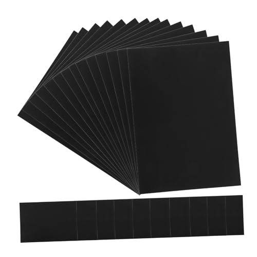 Papier noir pour scrapbooking LIFKOME : 50 feuilles vierges de dessin pour impression et bricolage