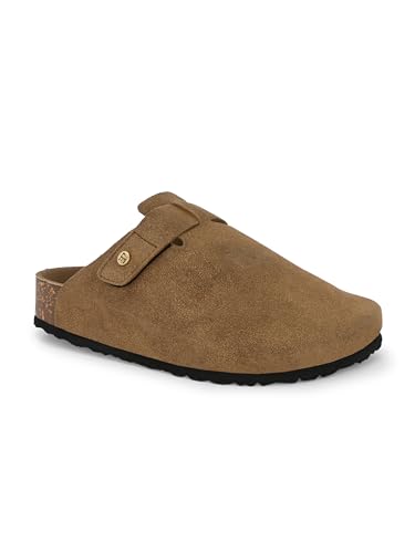 Image of EL PASO Men Olive Faux Leather Casual Slip On Sandals EPSJ1661 P