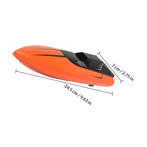 Bateau Télécommandé Électrique Étanche Vitesse Piscine Rechargeable