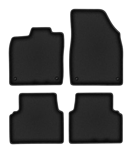 Tapis de sol Volkswagen ID.3 noir jeu de 4 pièces sur mesure pour protection habitacle auto