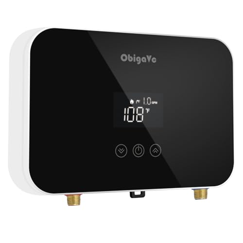 Tankless Water Heater Electric 8KW, Compact on Demand Instant Hot Water Heater Electric for Under Sink, Shower 240V.
