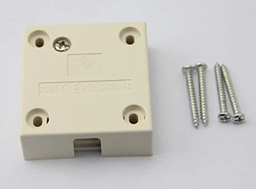 Image of Ascension Wardrobe /Door Plastic Auto Switch Self-Resetting /Normally Closed Switch /Wardrobe /Cupboard /Sliding Switch (Medium) (2)